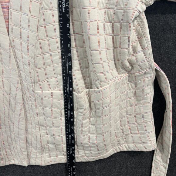 Nike Yoga Therma Fit Jacket Women's 2X Belted Quilted Kimono Wrap DX6375-104 - Picture 6 of 10